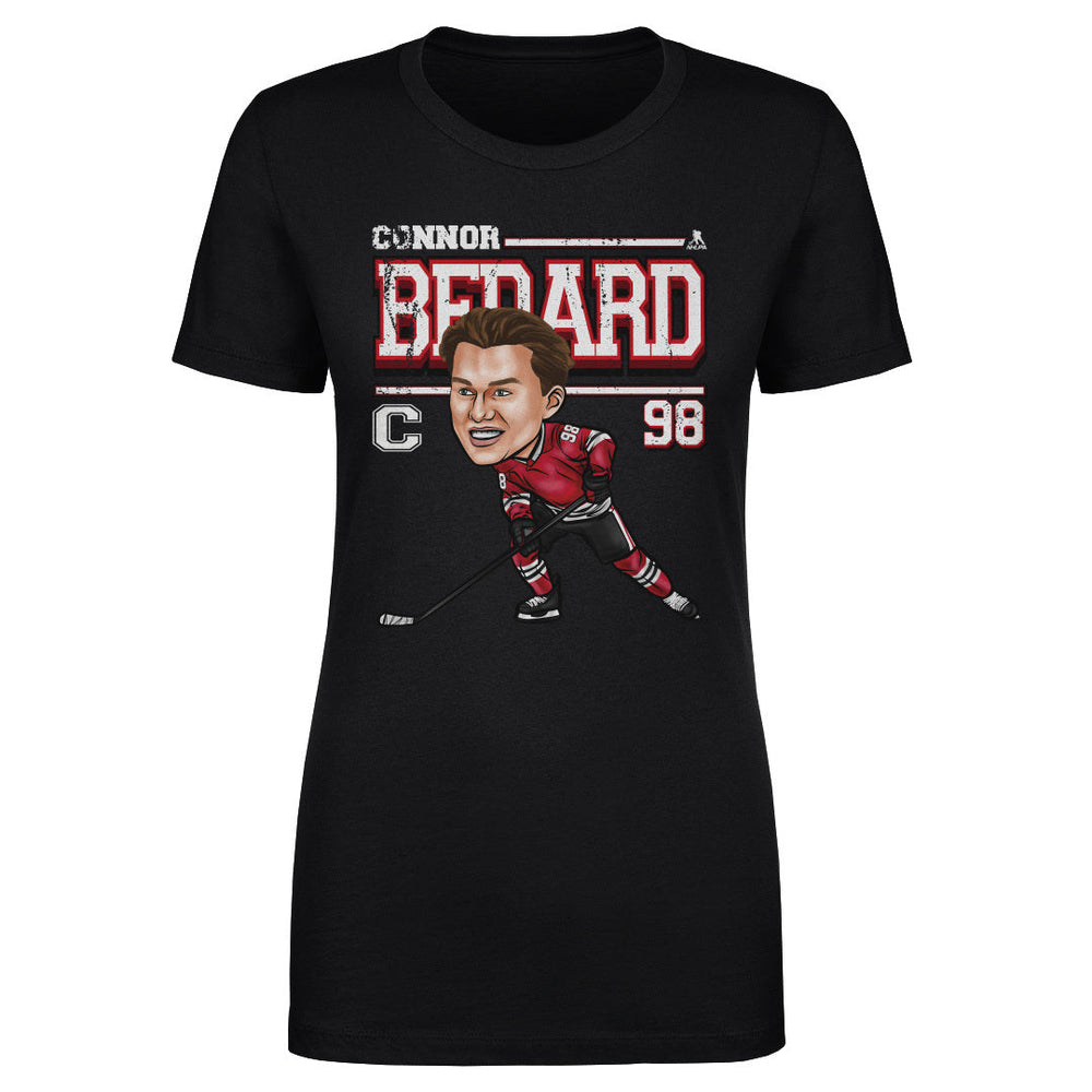 Connor Bedard Chicago Cartoon WHT (ONLINE ORDER ONLY)
