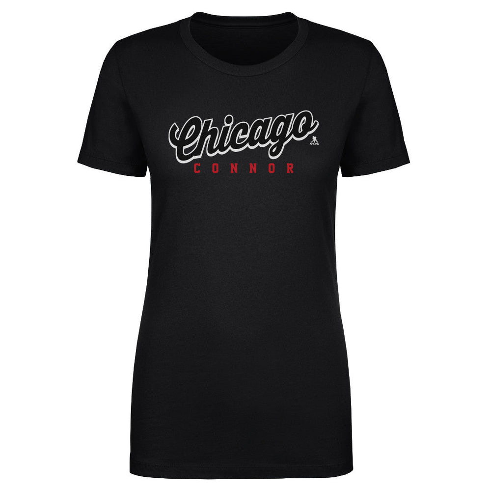 Connor Bedard Chicago Script Connor WHT (ONLINE ORDER ONLY)