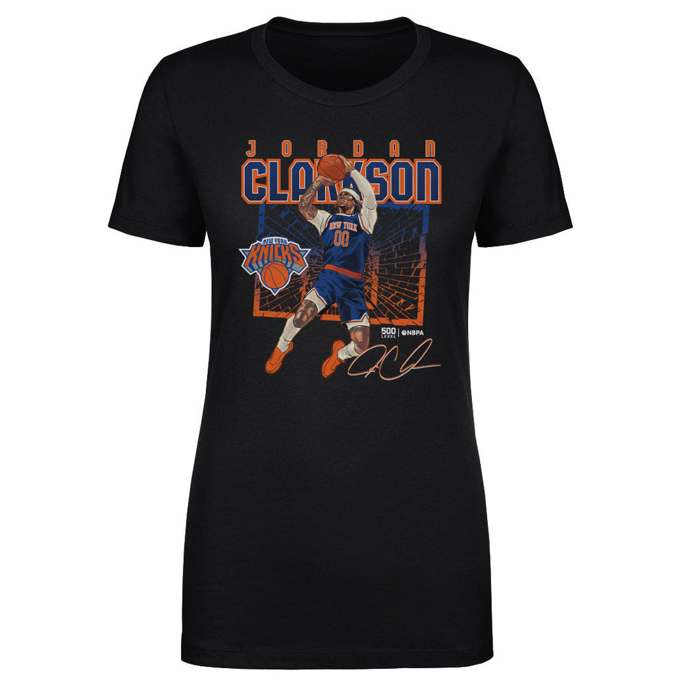 Jordan Clarkson New York Knicks Shattered WHT (ONLINE ORDER ONLY)