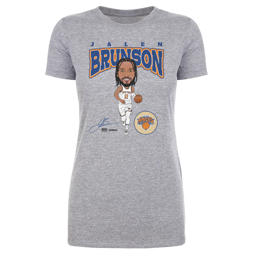 Jalen Brunson New York Knicks Hardwood Comic WHT (ONLINE ORDER ONLY)