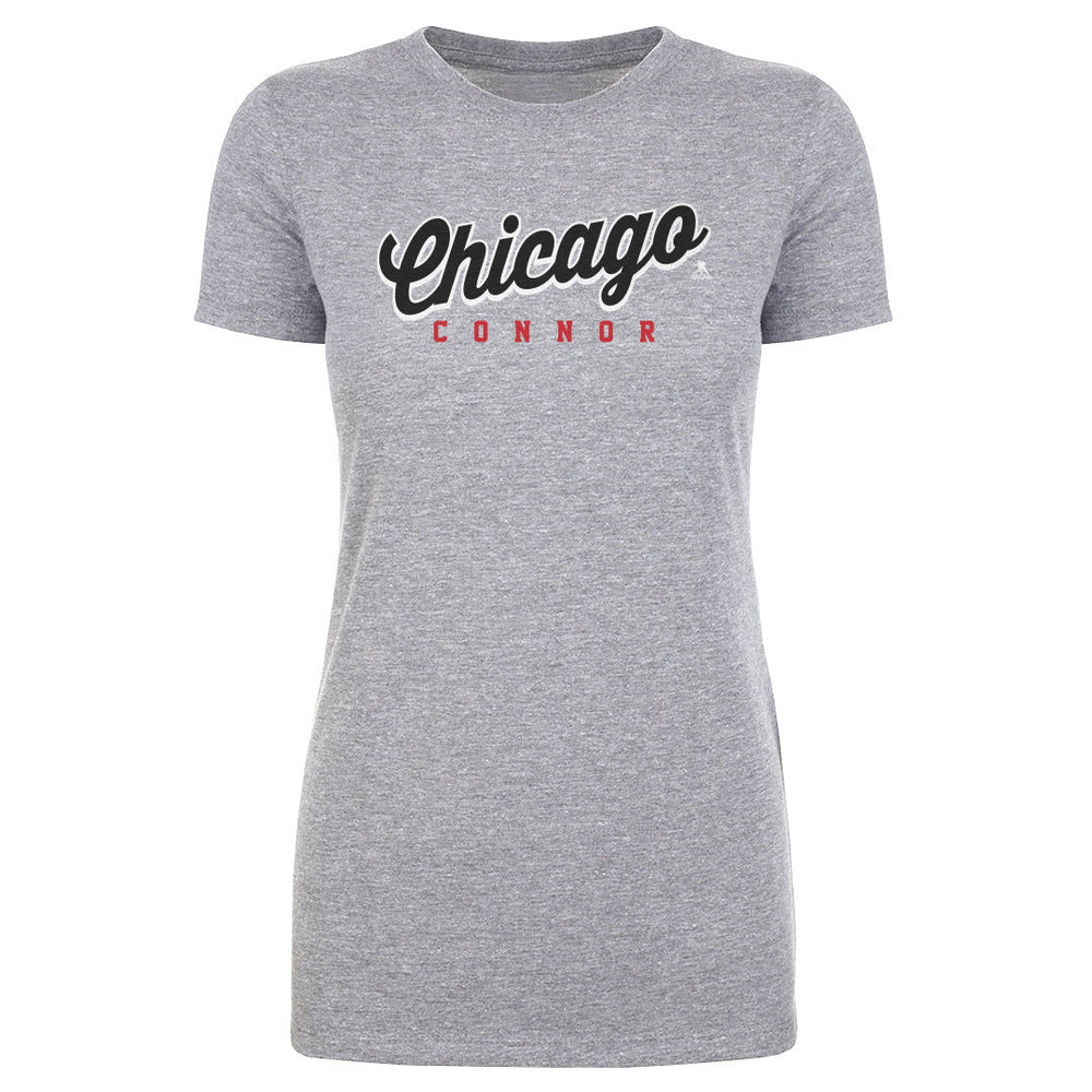 Connor Bedard Chicago Script Connor WHT (ONLINE ORDER ONLY)