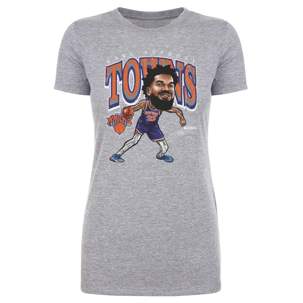 Karl-Anthony Towns New York Knicks Cartoon WHT (ONLINE ORDER ONLY)