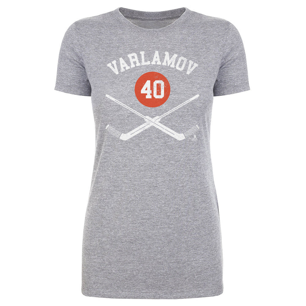 Semyon Varlamov New York I Goalie Sticks WHT