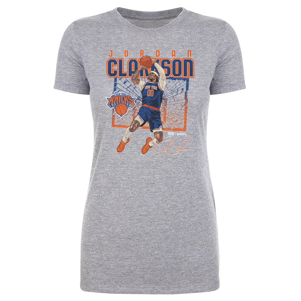 Jordan Clarkson New York Knicks Shattered WHT (ONLINE ORDER ONLY)