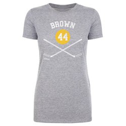 Rob Brown Pittsburgh 44 Sticks WHT