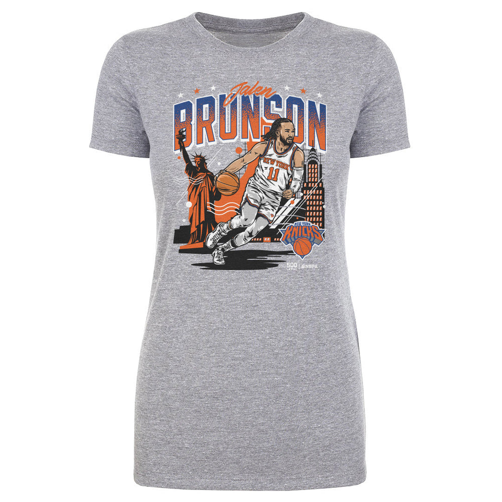 Jalen Brunson New York Knicks Skyline WHT (ONLINE ORDER ONLY)