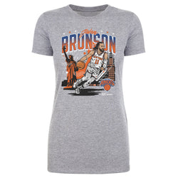 Jalen Brunson New York Knicks Skyline WHT (ONLINE ORDER ONLY)