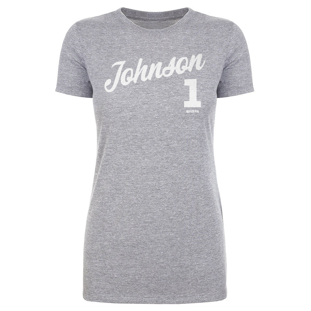 Jalen Johnson Atlanta Script WHT