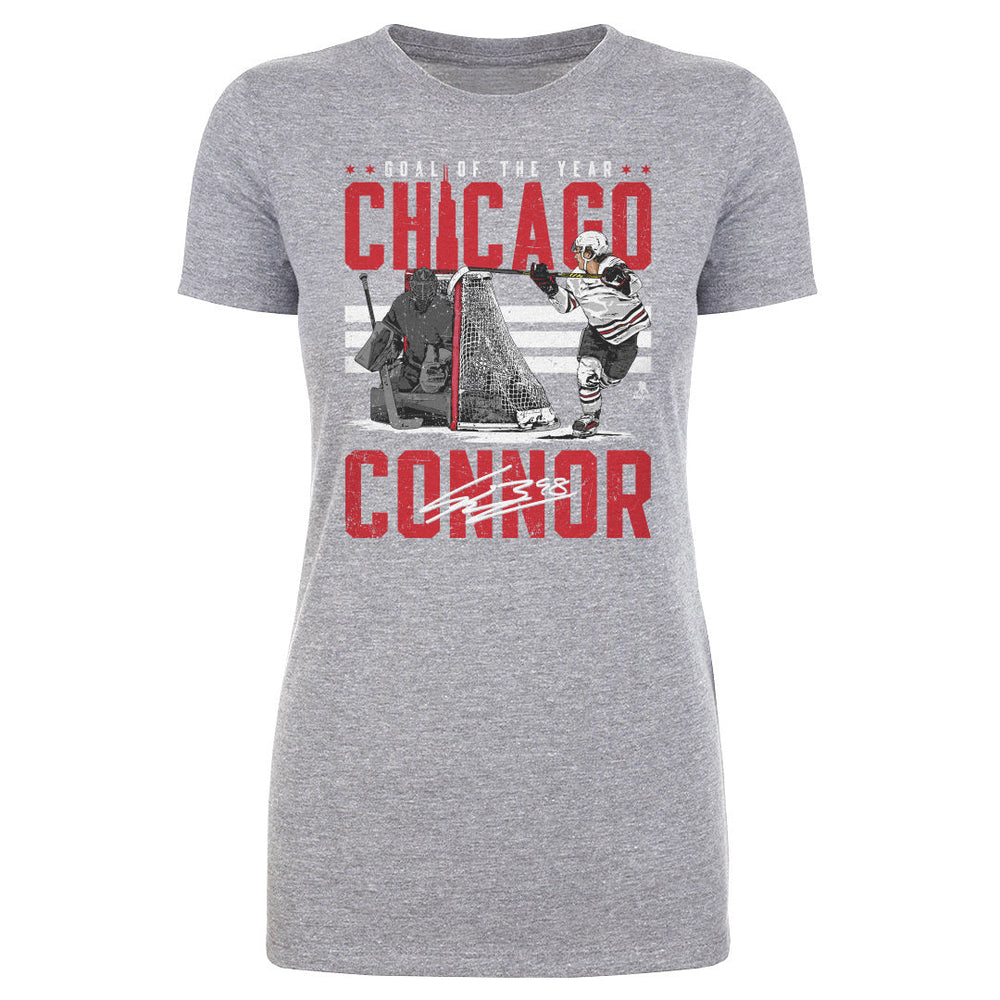 Connor Bedard Chicago Goal Of The Year WHT (ONLINE ORDER ONLY)