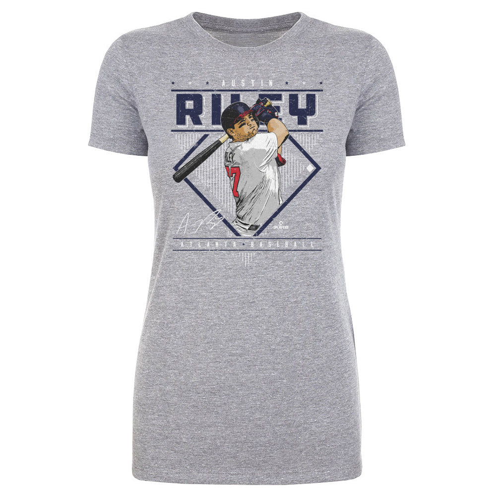 Austin Riley Atlanta Diamond Name WHT