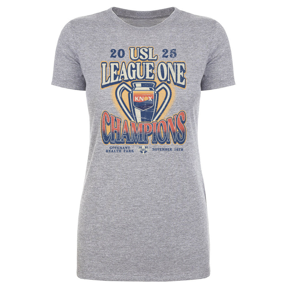 One Knoxville SC 2025 USL League One Final Champions Trophy WHT (ONLINE ORDER ONLY)