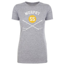 Larry Murphy Pittsburgh 55 Sticks WHT