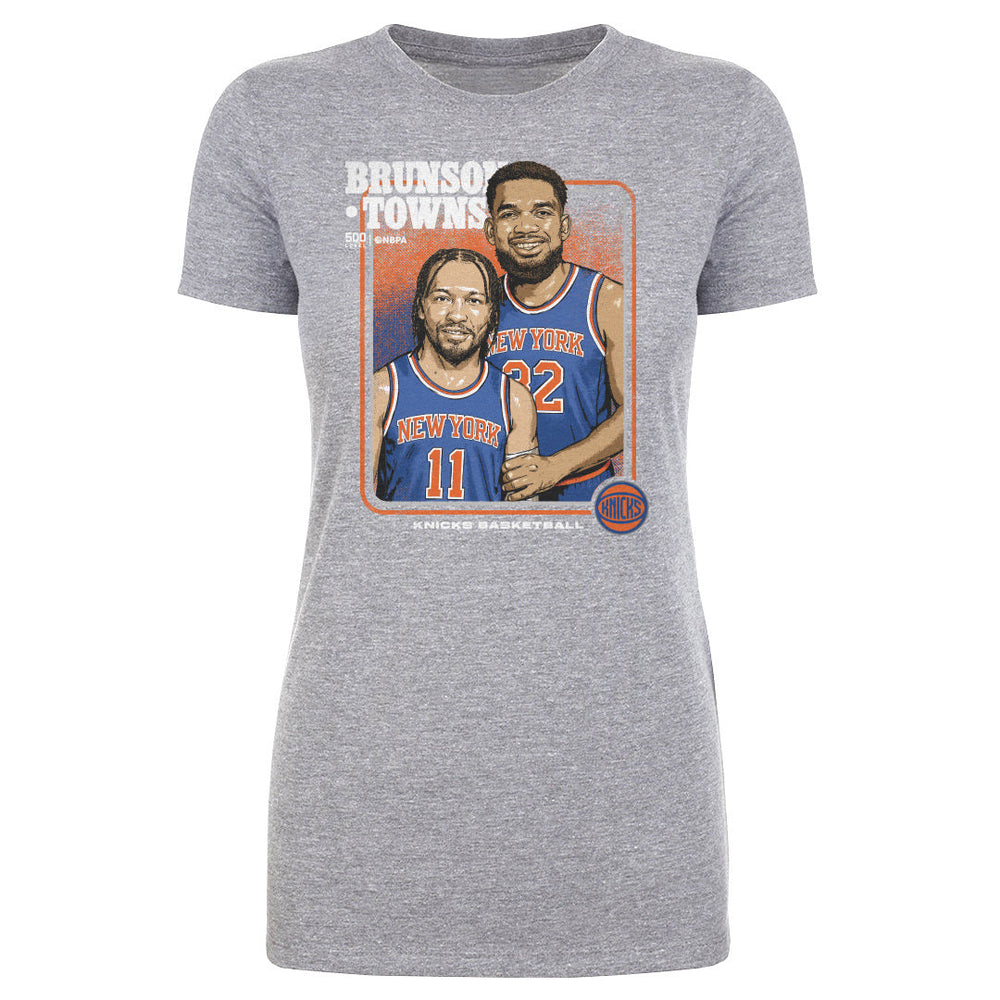 Jalen Brunson & Karl-Anthony Towns New York Knicks Step Brothers WHT (ONLINE ORDER ONLY)