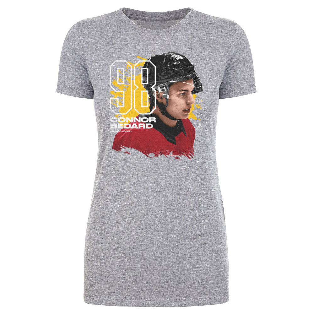 Connor Bedard Chicago Profile WHT (ONLINE ORDER ONLY)