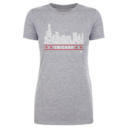 Chicago Hockey Roster Skyline 23 WHT (ONLINE ORDER ONLY)