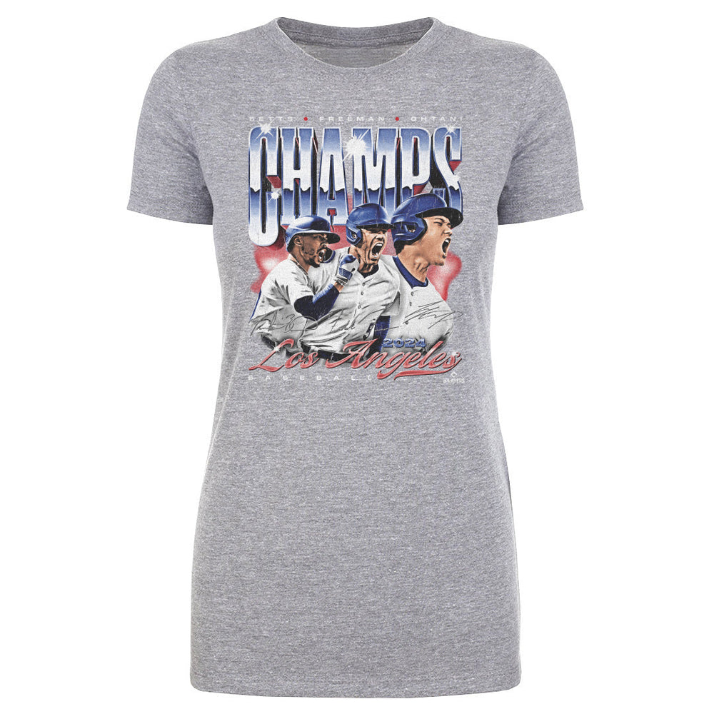 Los Angeles Baseball 2024 Champs Trio Vintage WHT (ONLINE ORDER ONLY)