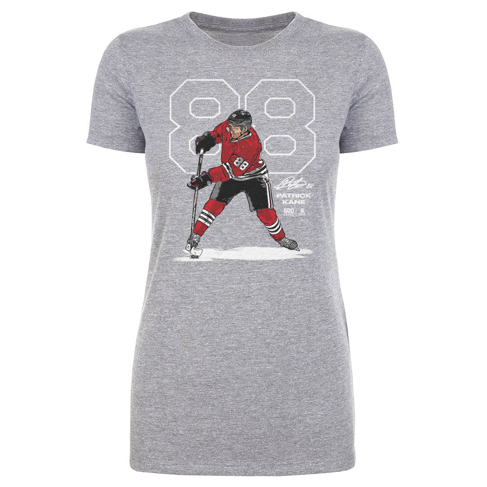 Patrick Kane Chicago Outline WHT (ONLINE ORDER ONLY)