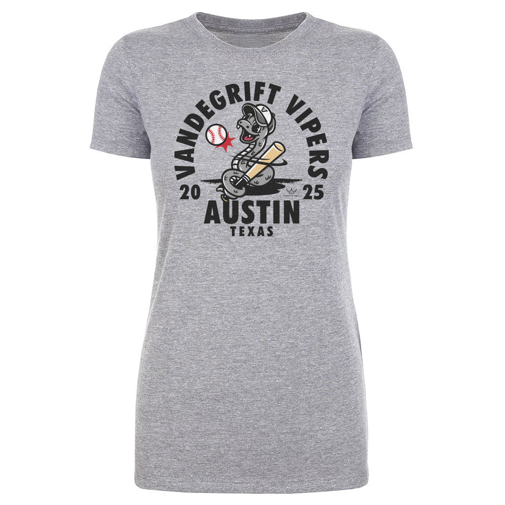 Crown Trio Vandegrift High School Baseball Mascot Snake WHT (ONLINE ORDER ONLY)