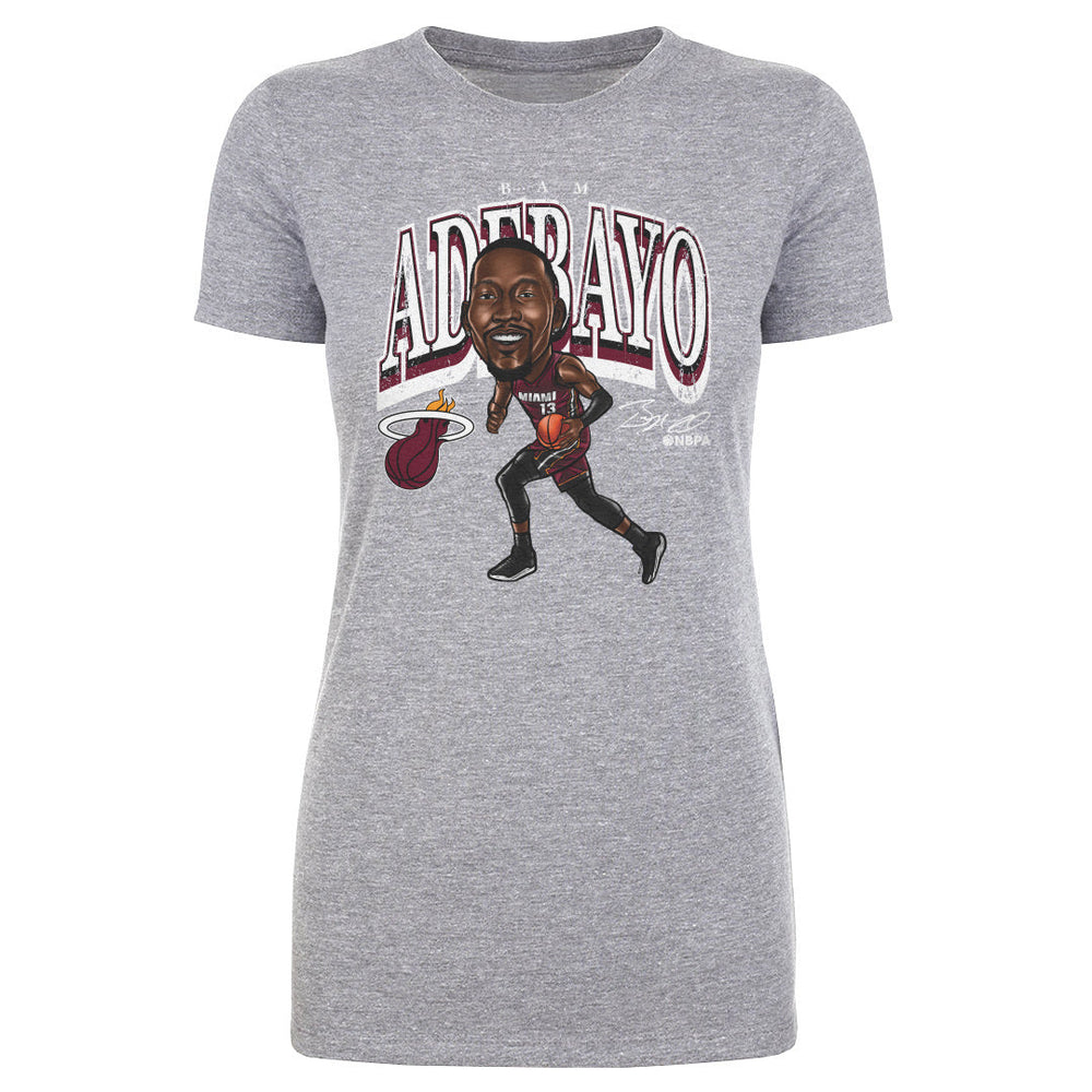 Bam Adebayo Miami Heat Cartoon WHT (ONLINE ORDER ONLY)