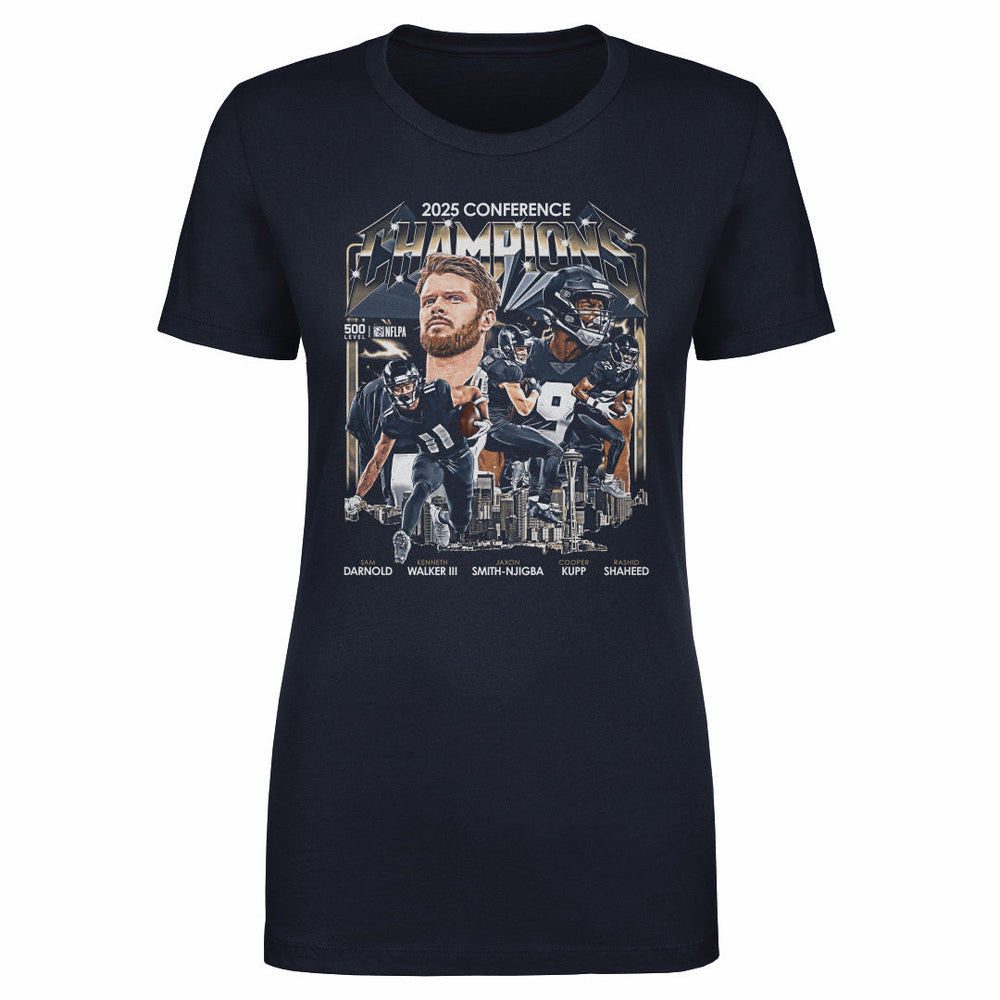 Seattle Football 2025 Conference Champions Vintage WHT (ONLINE ORDER ONLY)