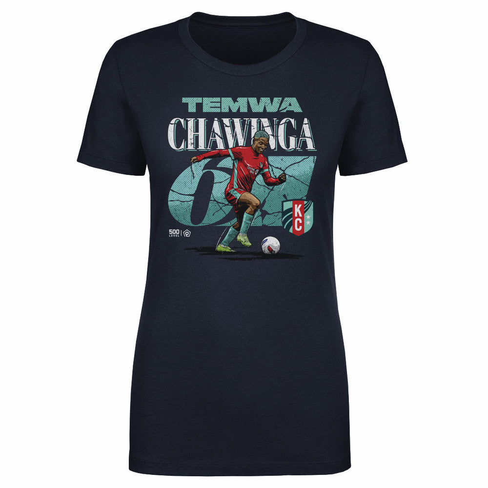 Temwa Chawinga Kansas City Current Cracked Number WHT (ONLINE ORDER ONLY)