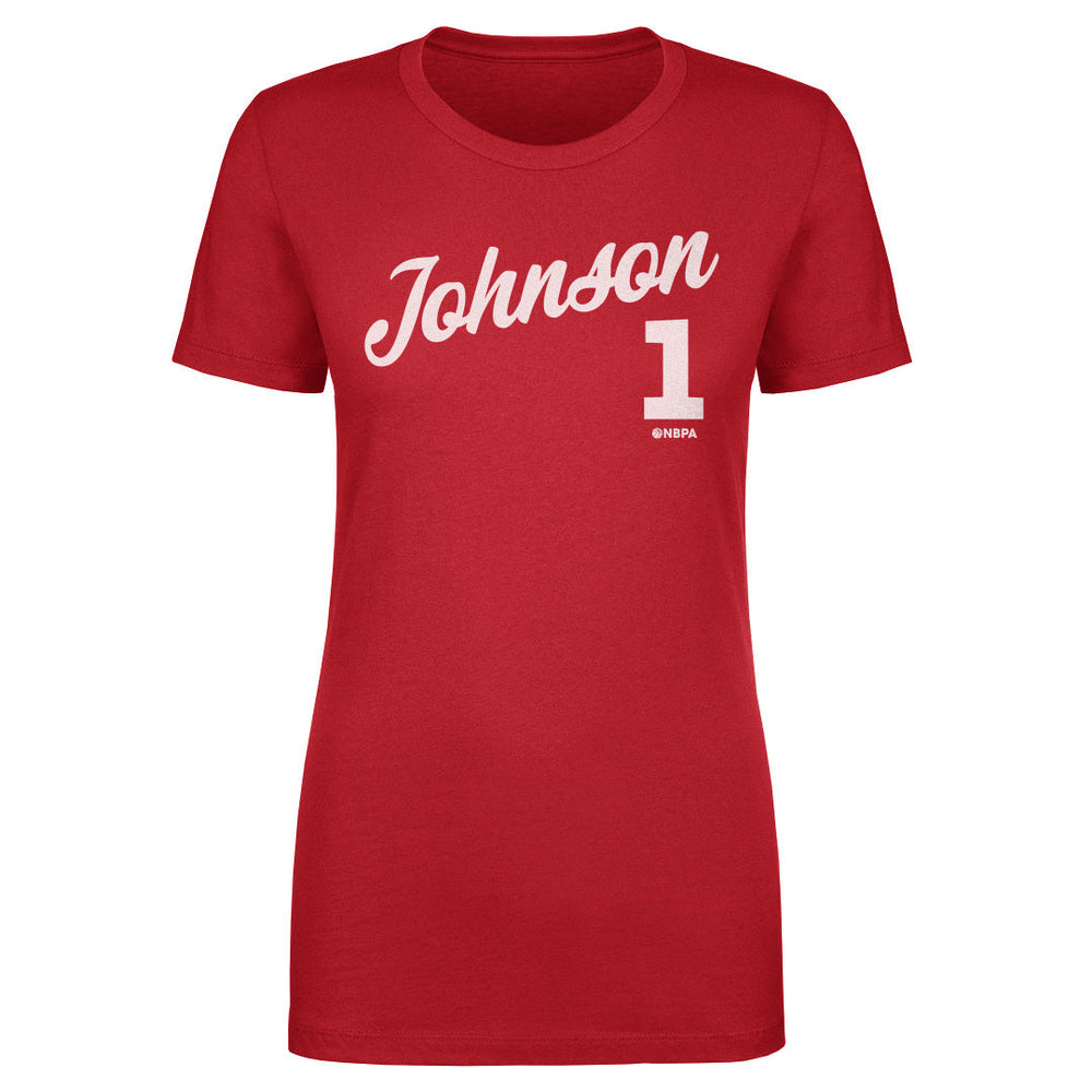 Jalen Johnson Atlanta Script WHT