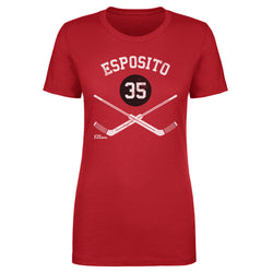 Tony Esposito Chicago 35 Goalie Sticks WHT (ONLINE ORDER ONLY)