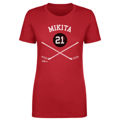 Stan Mikita Chicago 21 Sticks WHT (ONLINE ORDER ONLY)