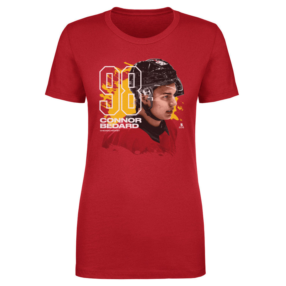 Connor Bedard Chicago Profile WHT (ONLINE ORDER ONLY)