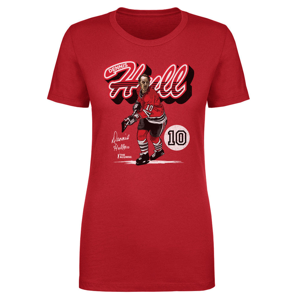 Dennis Hull Chicago Retro Script WHT (ONLINE ORDER ONLY)