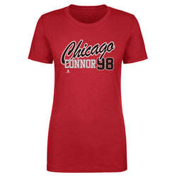 Connor Bedard Chicago Script 98 WHT (ONLINE ORDER ONLY)