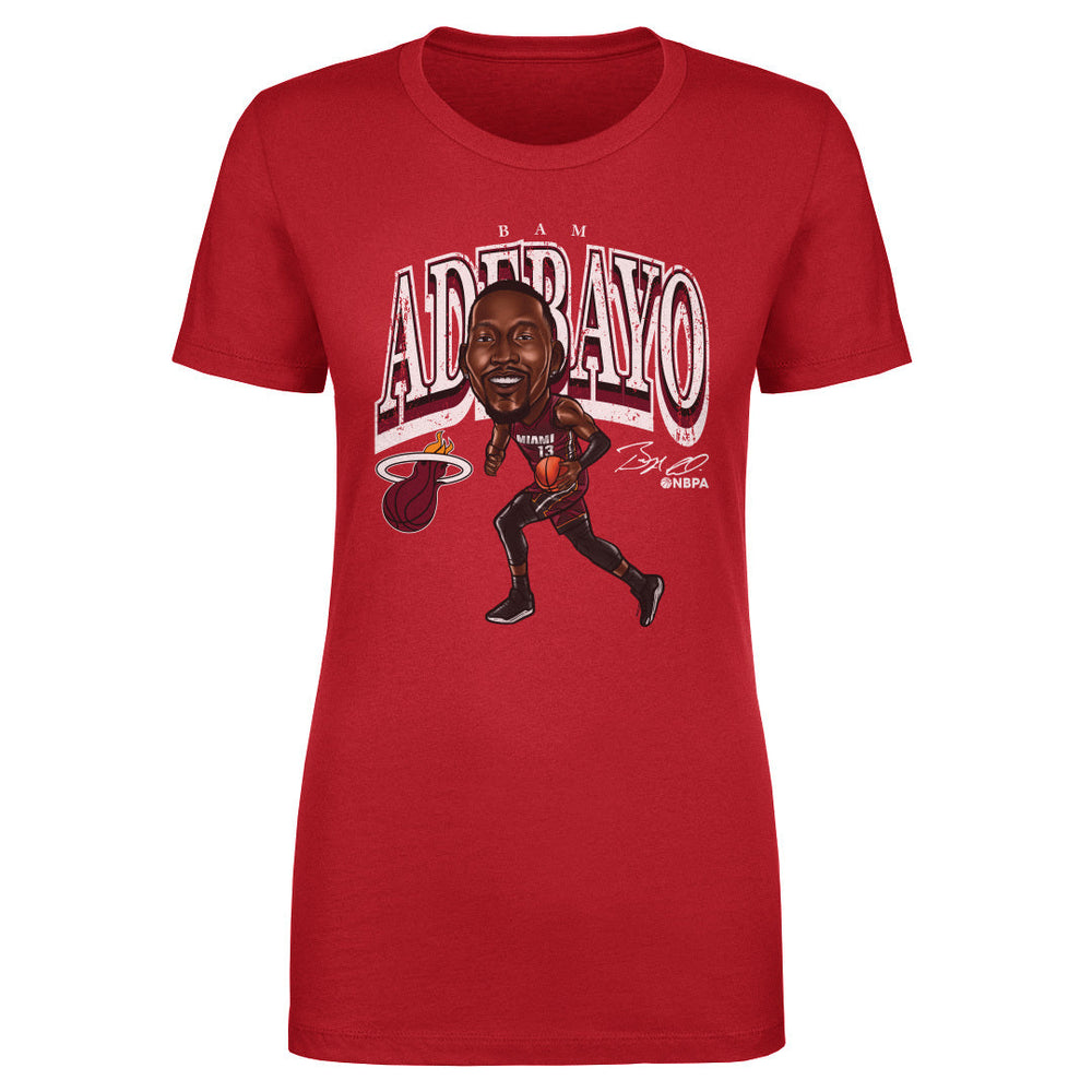 Bam Adebayo Miami Heat Cartoon WHT (ONLINE ORDER ONLY)