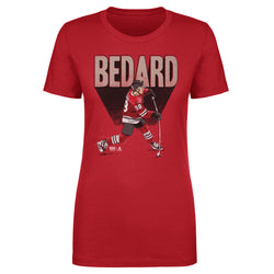 Connor Bedard Chicago Bold WHT (ONLINE ORDER ONLY)