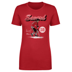 Denis Savard Chicago Retro Script WHT (ONLINE ORDER ONLY)