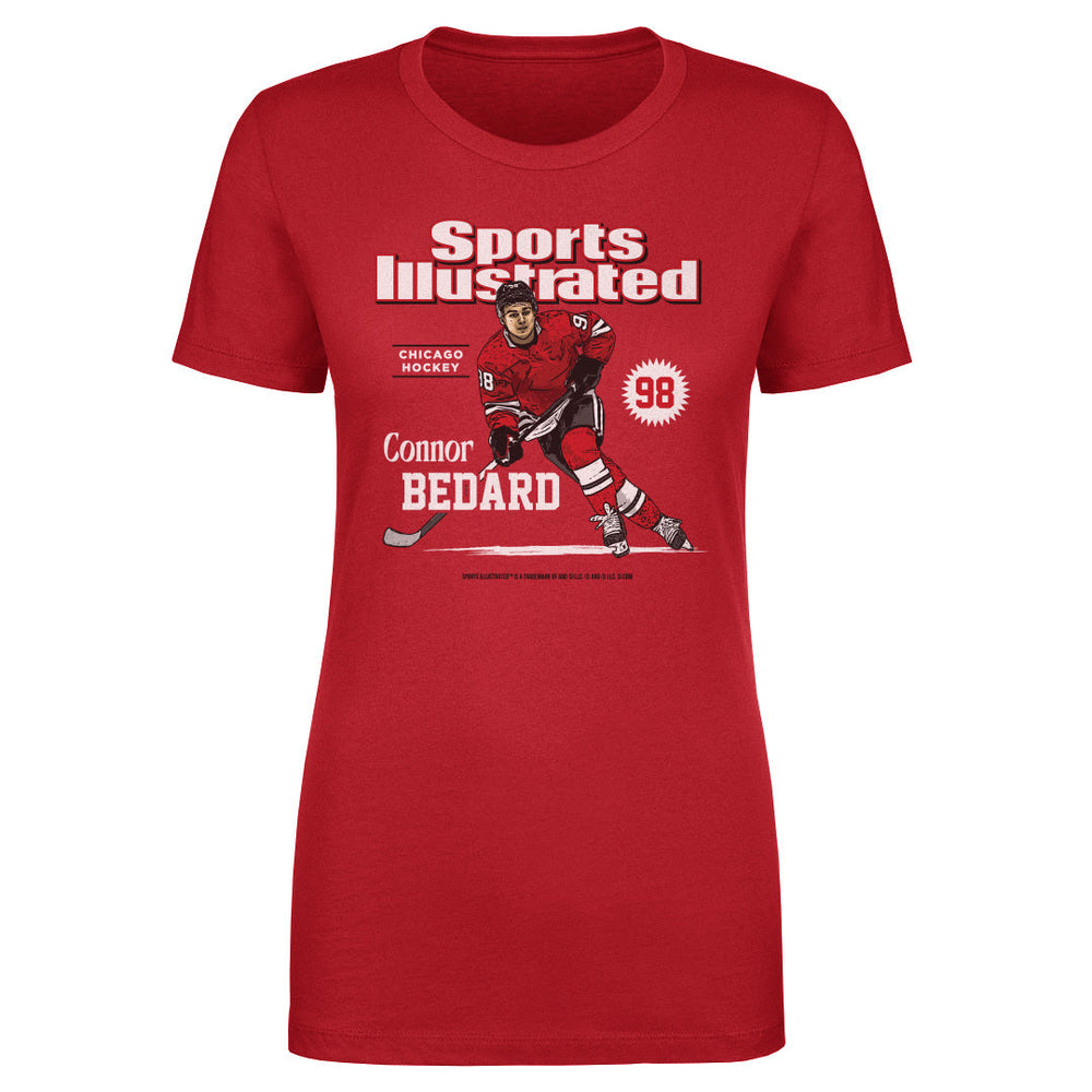 Connor Bedard Sports Illustrated & Chicago Card WHT (ONLINE ORDER ONLY)