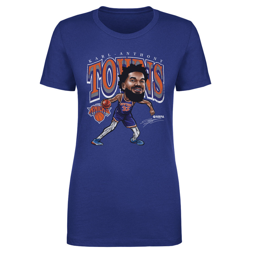 Karl-Anthony Towns New York Knicks Cartoon WHT (ONLINE ORDER ONLY)