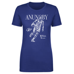 OG Anunoby New York Knicks NBA Finals 2026 Mono WHT (ONLINE ORDER ONLY)