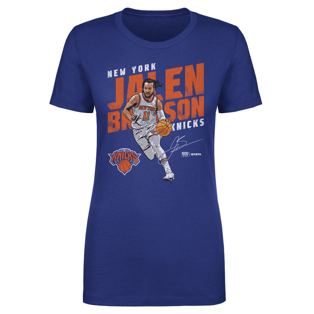 Jalen Brunson New York Knicks Slant WHT (ONLINE ORDER ONLY)