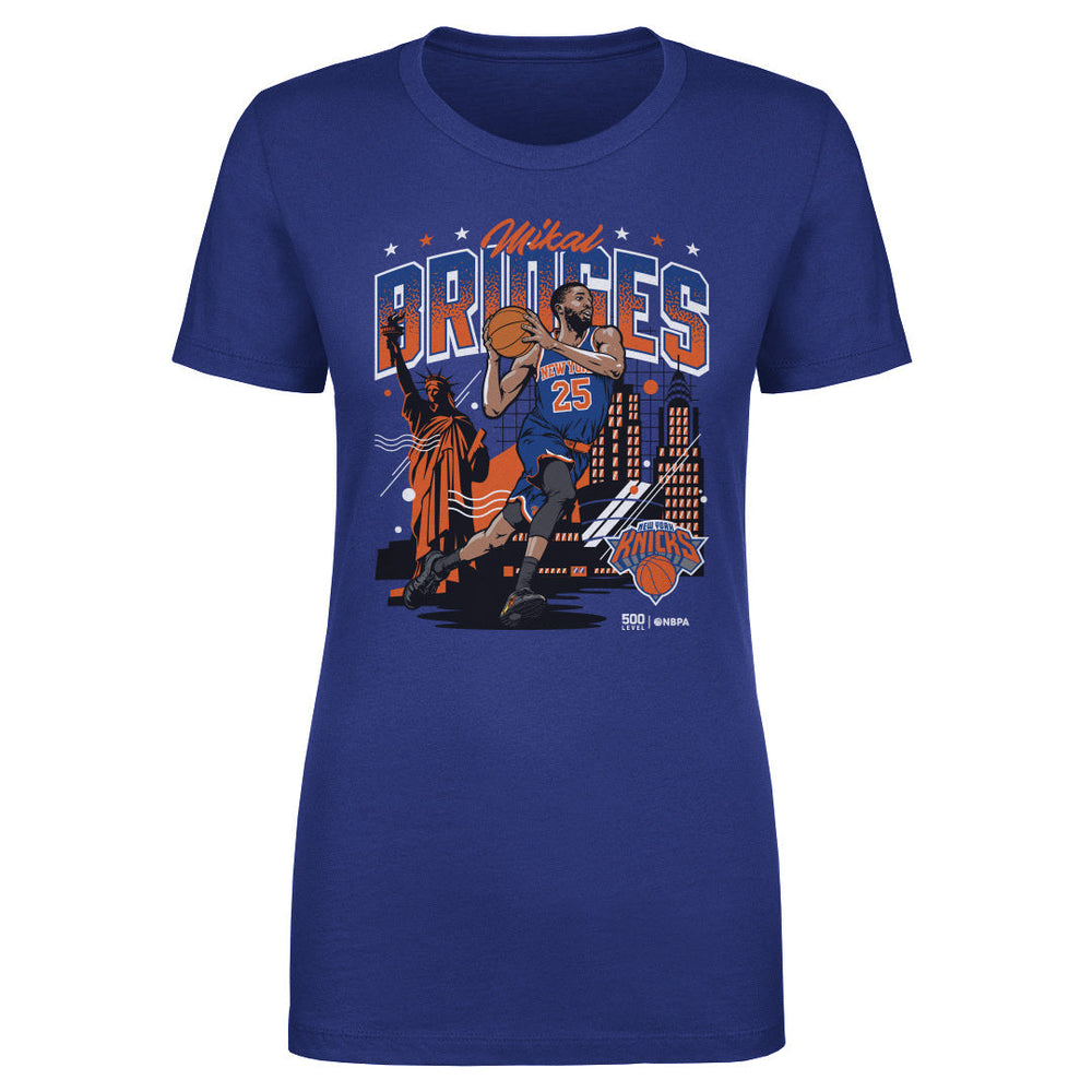 Mikal Bridges New York Knicks Skyline WHT (ONLINE ORDER ONLY)