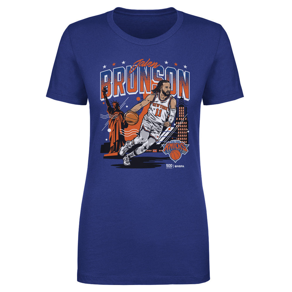 Jalen Brunson New York Knicks Skyline WHT (ONLINE ORDER ONLY)