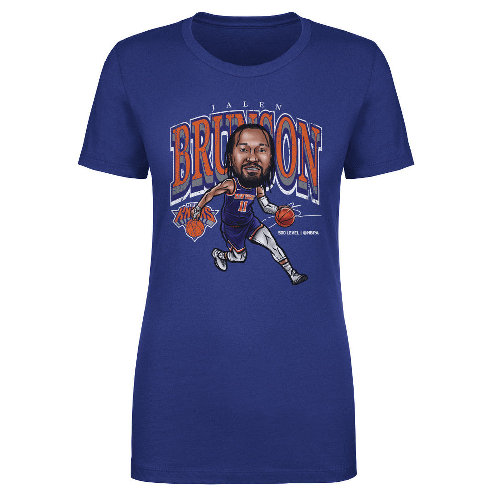 Jalen Brunson New York Knicks Cartoon WHT (ONLINE ORDER ONLY)