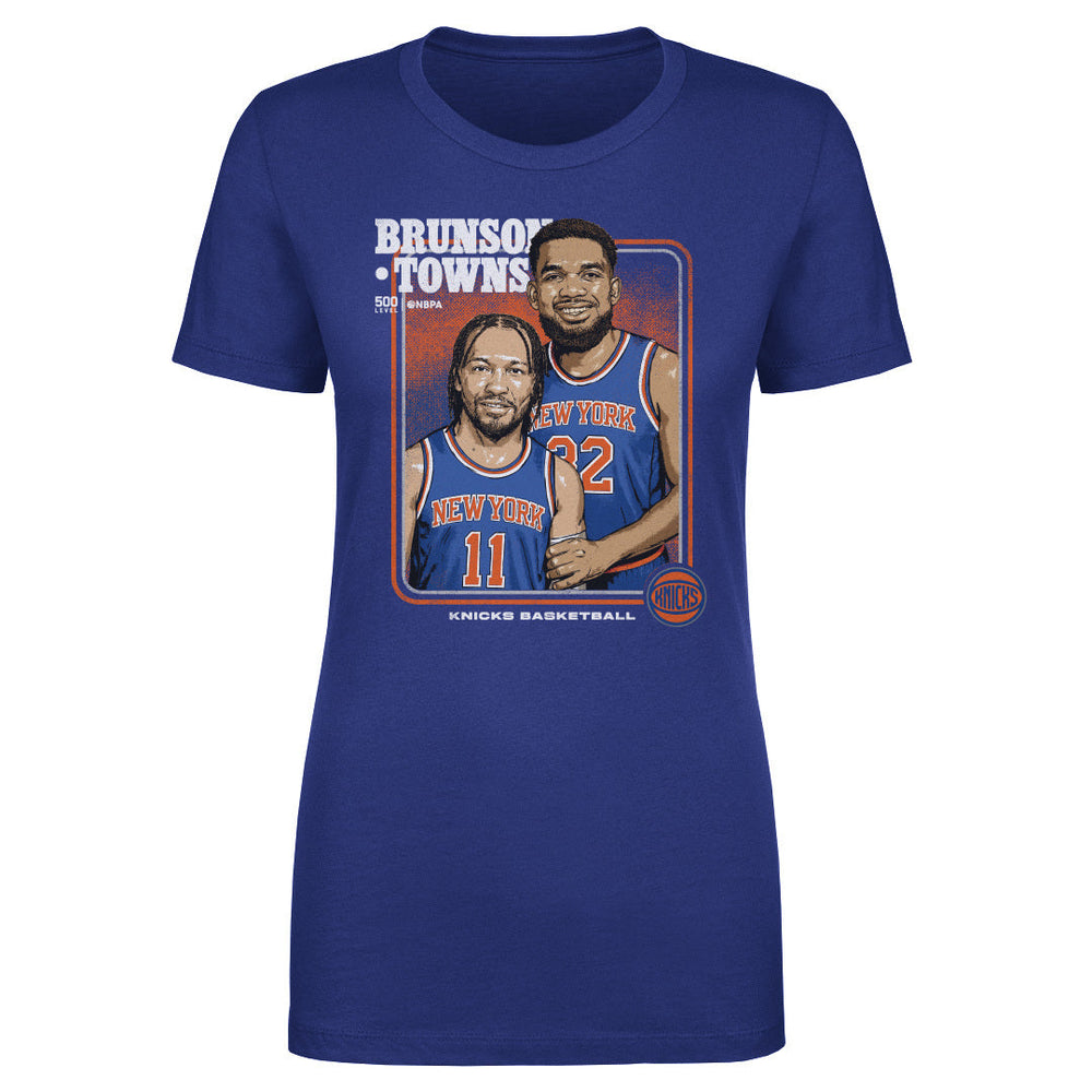 Jalen Brunson & Karl-Anthony Towns New York Knicks Step Brothers WHT (ONLINE ORDER ONLY)