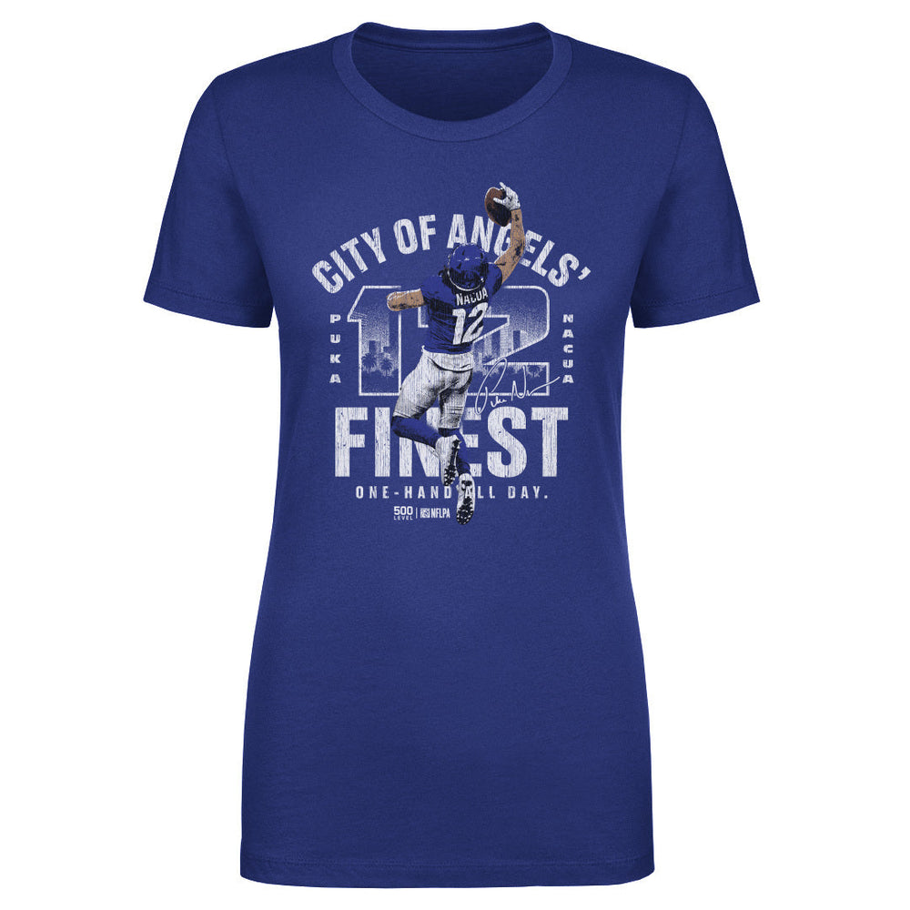 Puka Nacua Los Angeles R One-Handed Grab WHT (ONLINE ORDER ONLY)