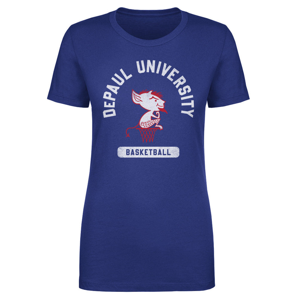 DePaul Blue Demons Mascot Basketball WHT