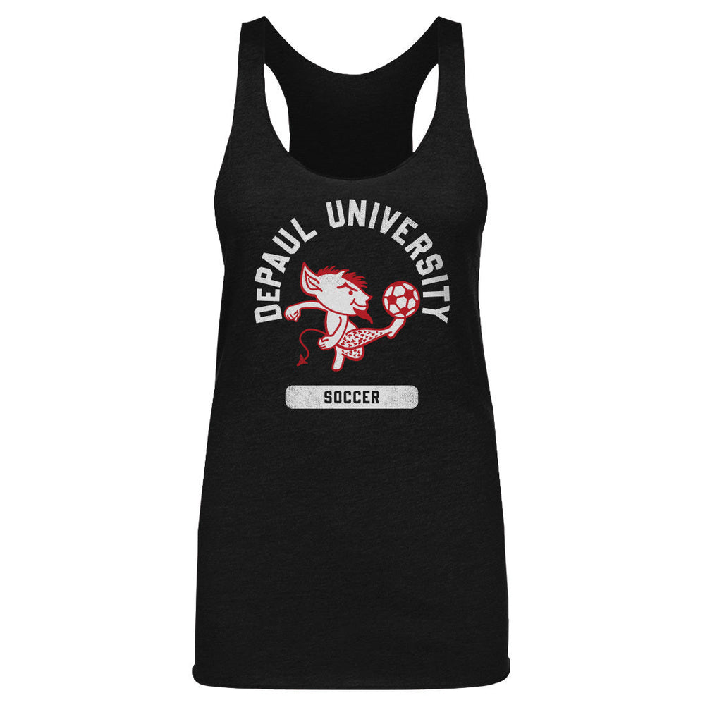 DePaul Blue Demons Mascot Soccer WHT (ONLINE ORDER ONLY)