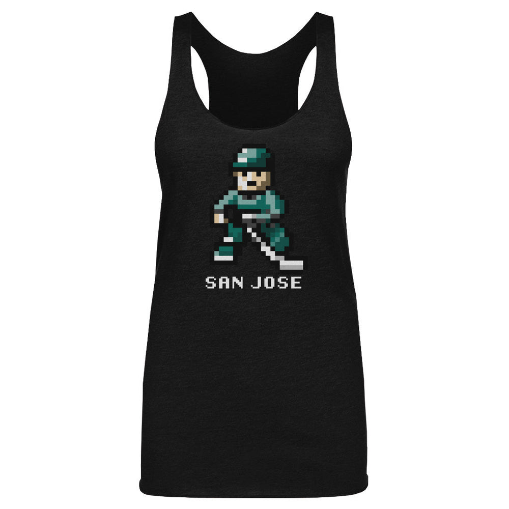San Jose Hockey 8-bit WHT (ONLINE ORDER ONLY)