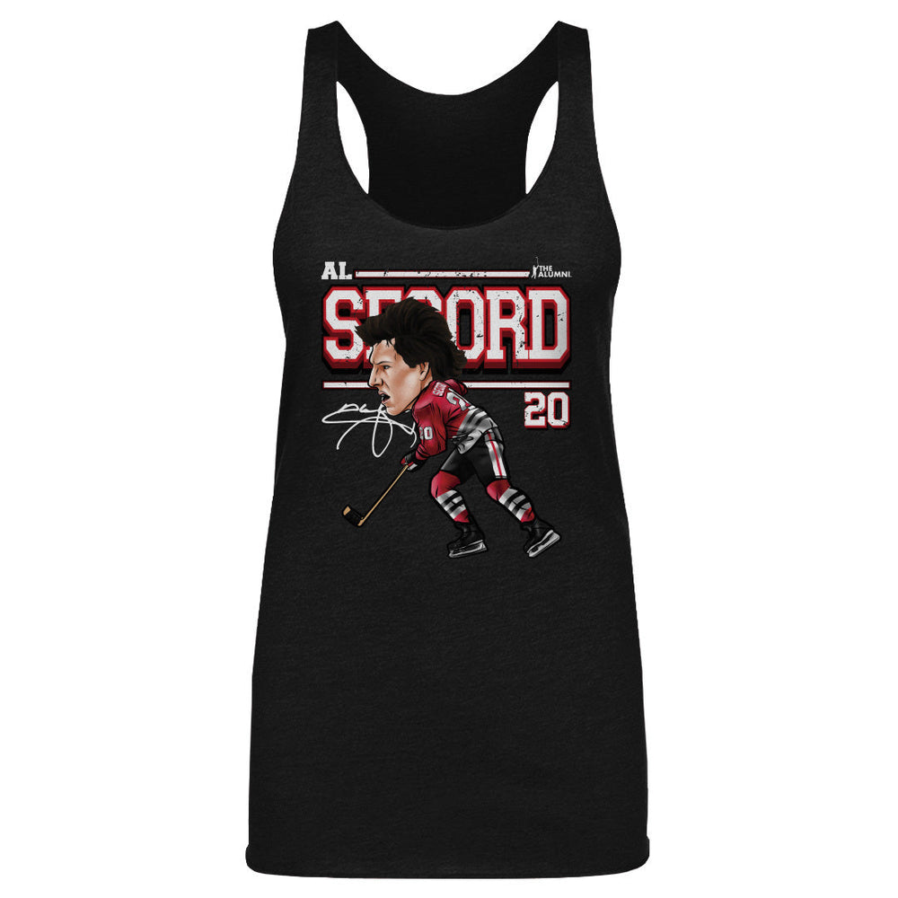 Al Secord Chicago Cartoon WHT (ONLINE ORDER ONLY)