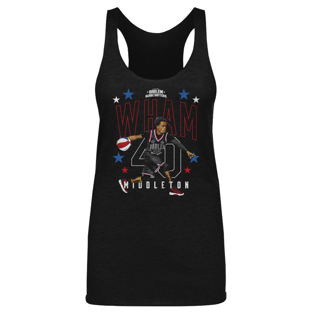 Wham Middleton Harlem Globetrotters Outline WHT (ONLINE ONLY)