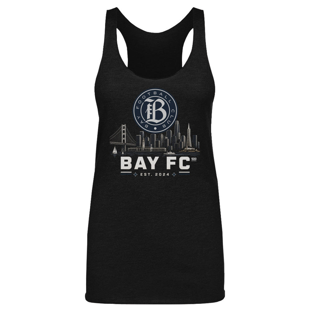 Bay FC Skyline Logo WHT