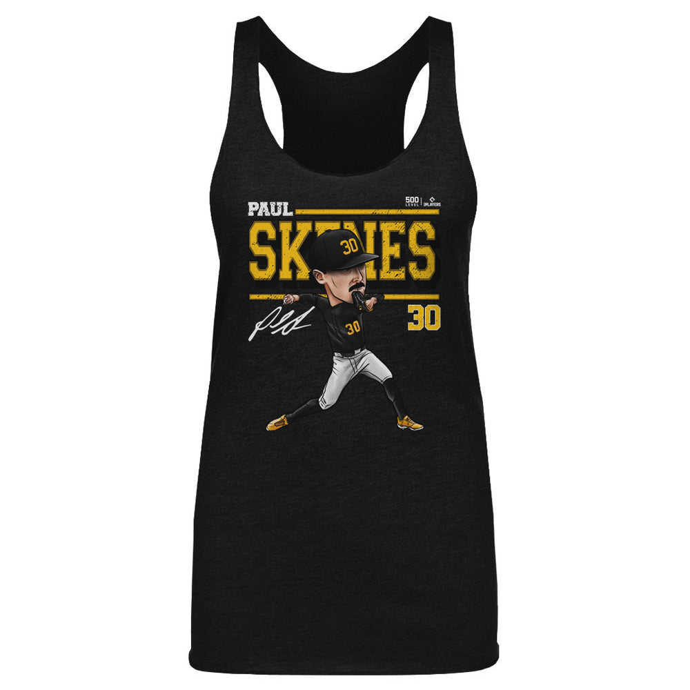 Paul Skenes Pittsburgh Cartoon WHT